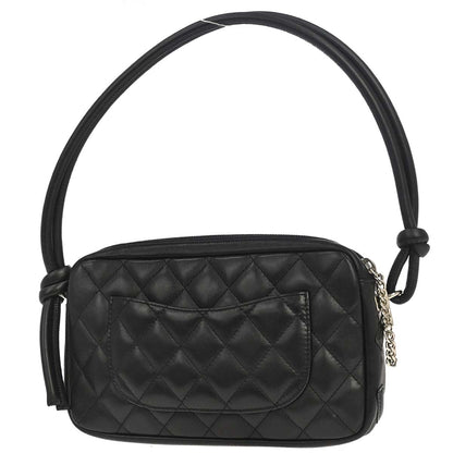 Chanel 2005-2006 Black Calfskin Cambon Ligne Handbag