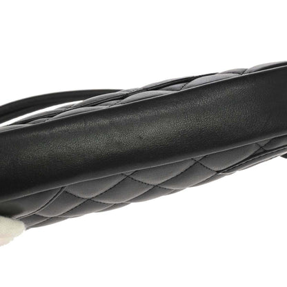 Chanel 2005-2006 Black Calfskin Cambon Ligne Handbag