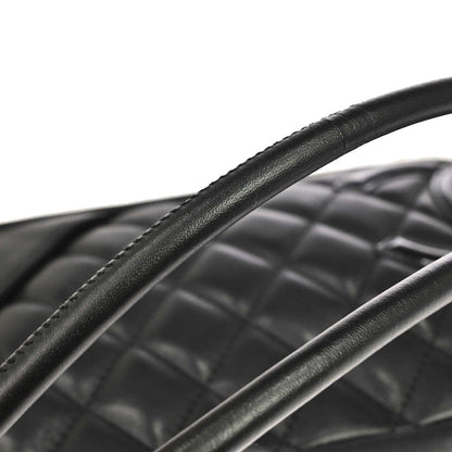 Chanel 2005-2006 Black Calfskin Cambon Ligne Handbag