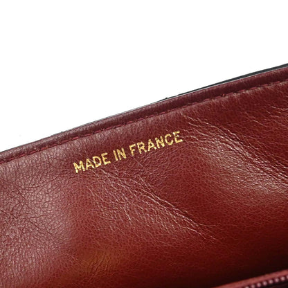 Chanel 1989-1991 Black Lambskin Turnlock Small Full Flap Shoulder Bag