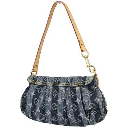 Louis Vuitton Blue Monogram Denim Mini Pleaty Raye Handbag M95333