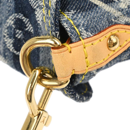 Louis Vuitton Blue Monogram Denim Mini Pleaty Raye Handbag M95333