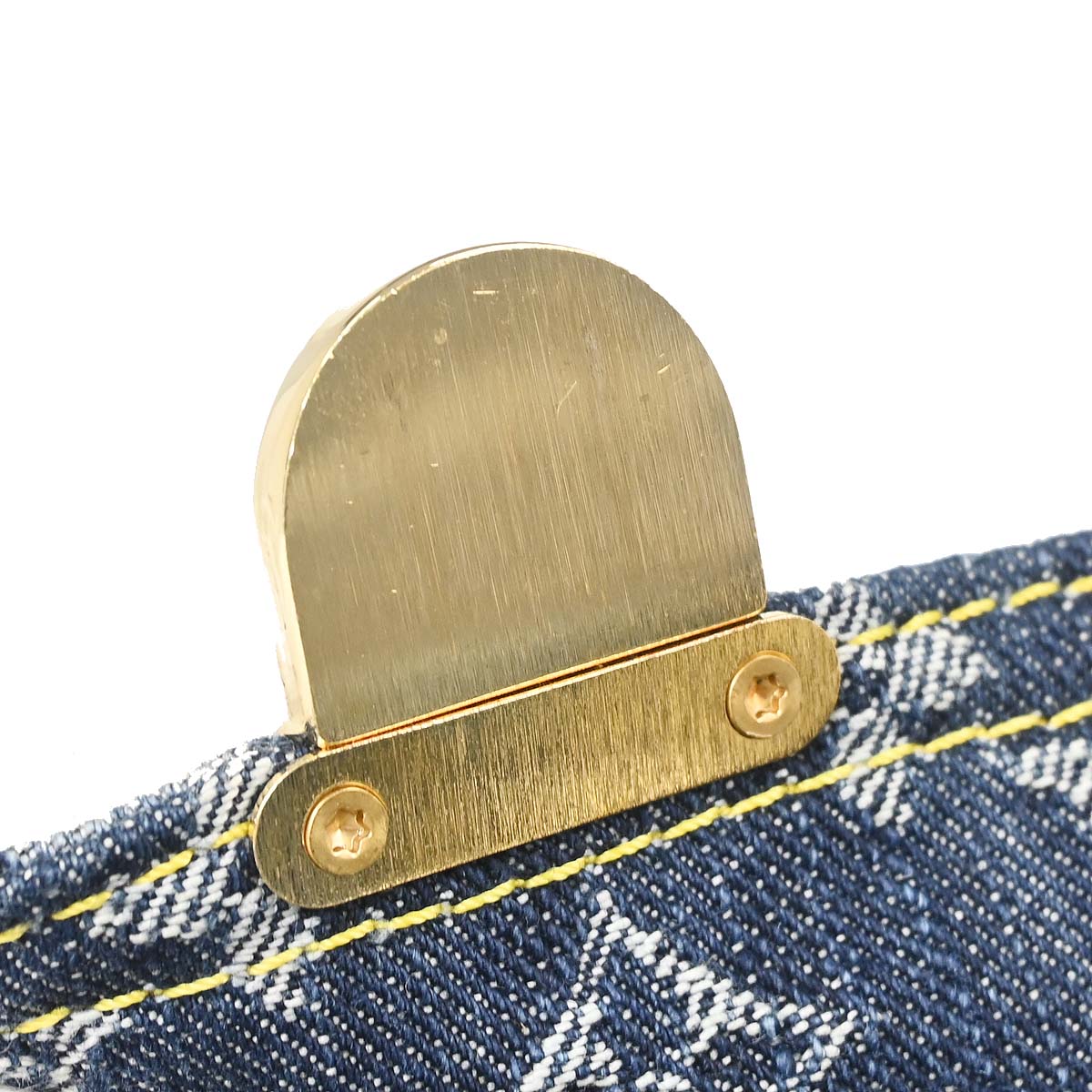 Louis Vuitton Blue Monogram Denim Mini Pleaty Raye Handbag M95333