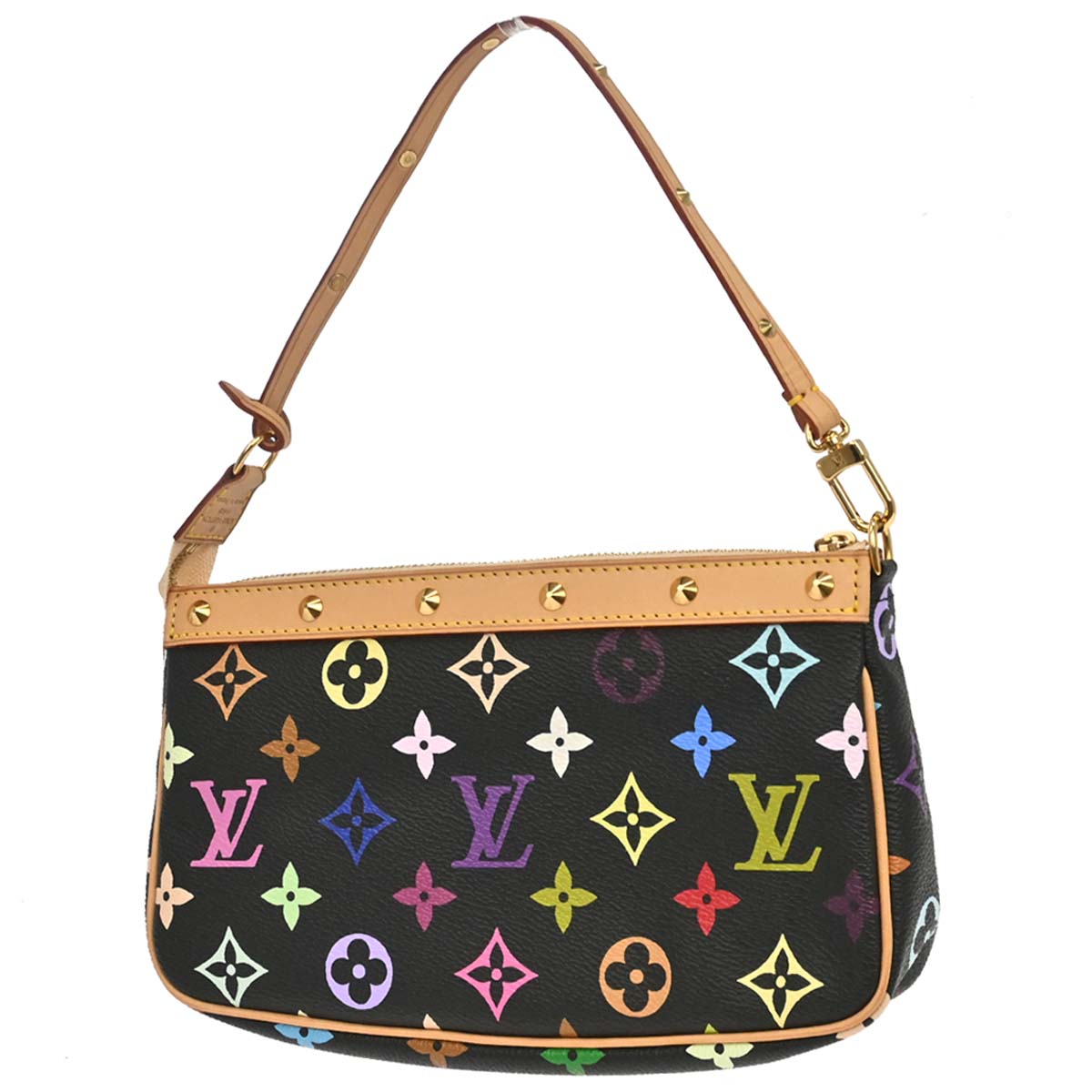 Louis Vuitton Black Multicolor Pochette Accessoires M92648
