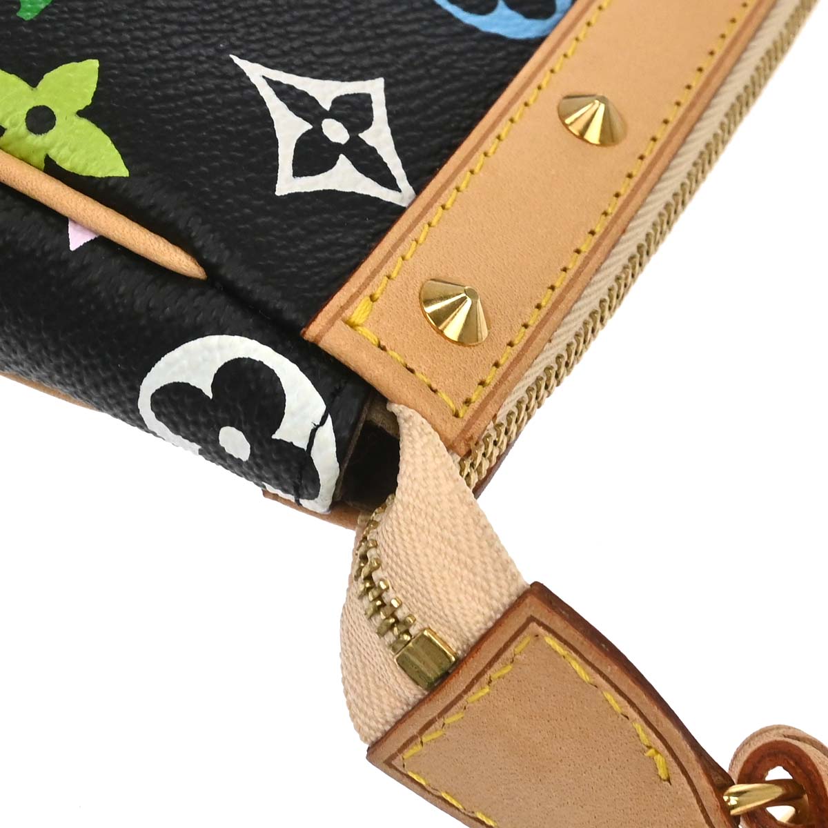 Louis Vuitton Black Multicolor Pochette Accessoires M92648