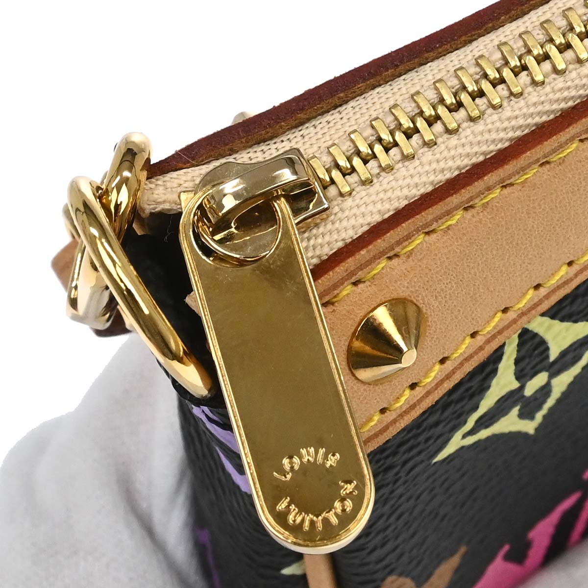 Louis Vuitton Black Multicolor Pochette Accessoires M92648