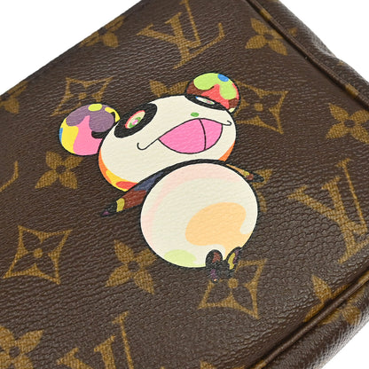 Louis Vuitton 2004 Monogram Panda Pochette Accessoires Handbag M51981