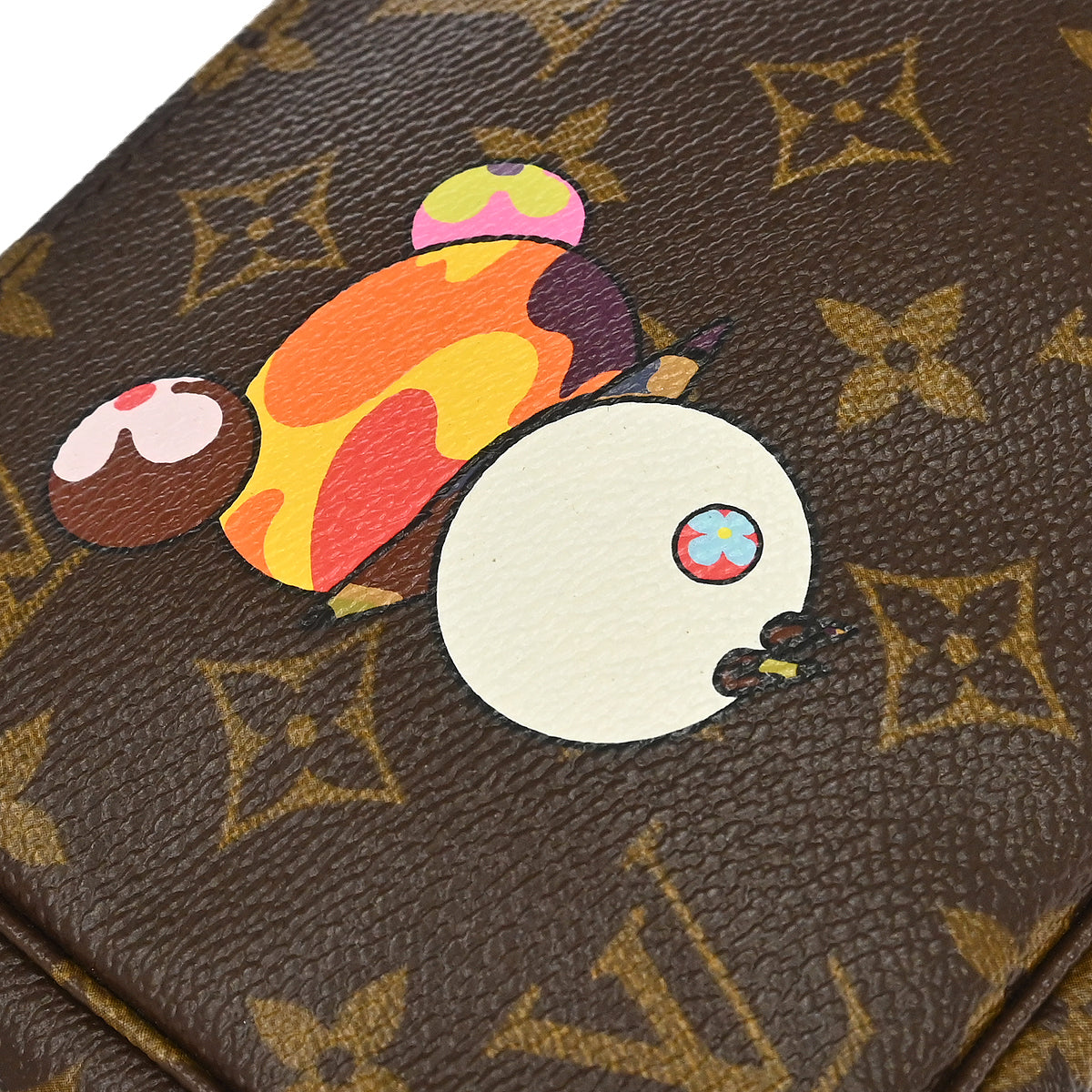Louis Vuitton 2004 Monogram Panda Pochette Accessoires Handbag M51981