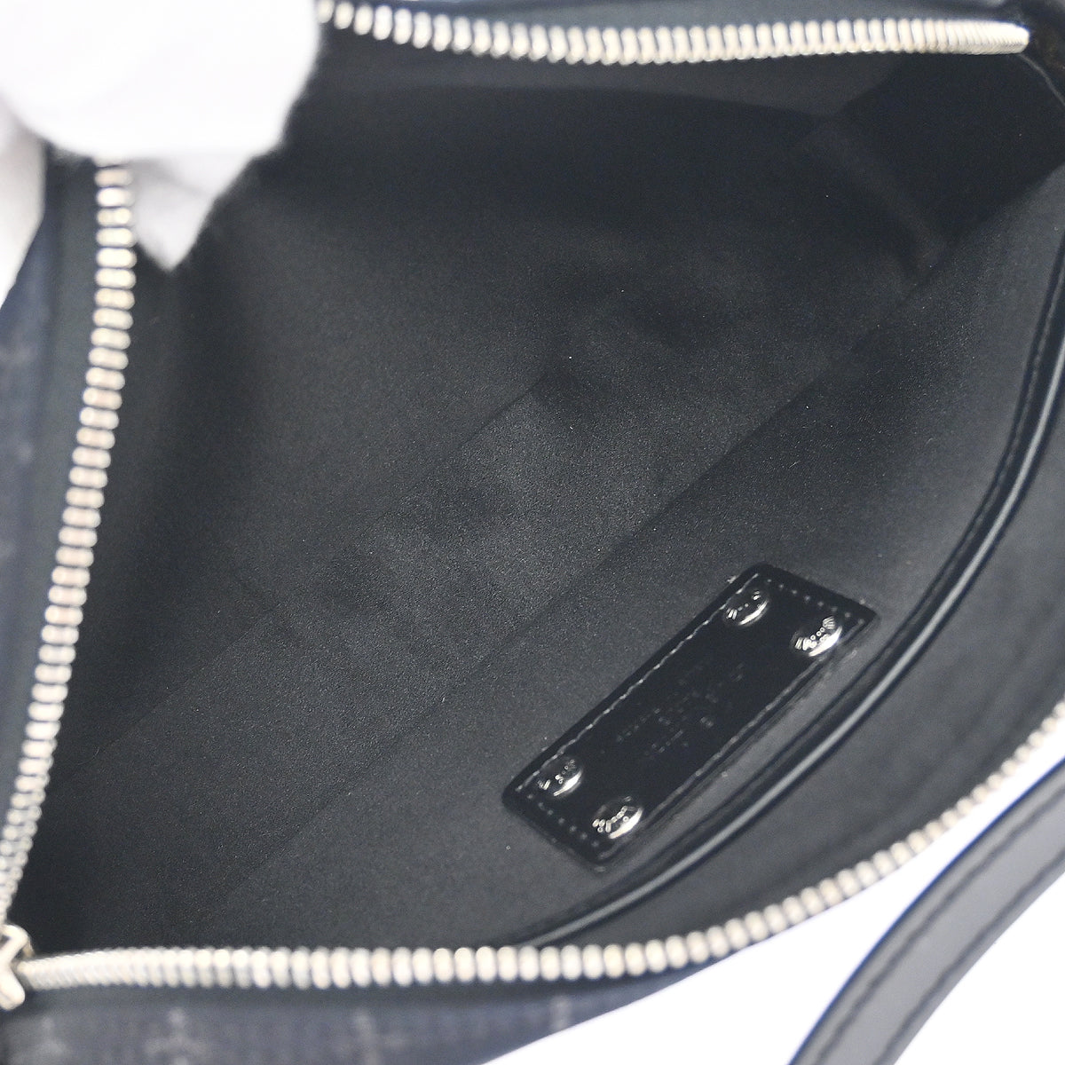Louis Vuitton * Black Satin Pochette Conte De Fees Handbag M92275