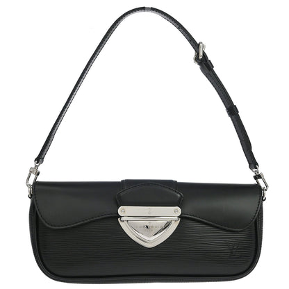Louis Vuitton Black Epi Pochette Montaigne Handbag M59292