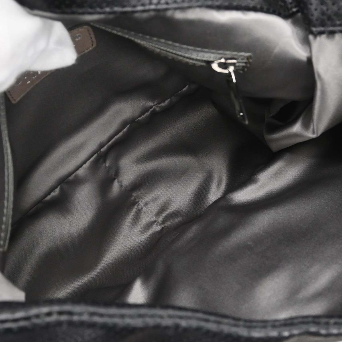 Chanel Black Perforated Lambskin Shoulder Bag