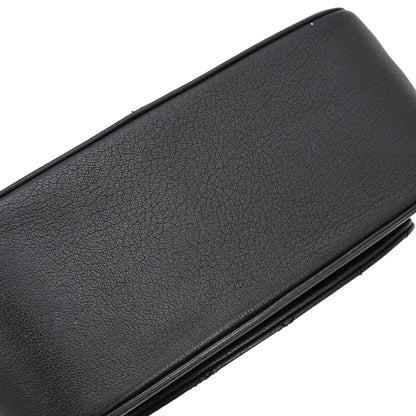 Chanel Black Calfskin Goatskin Coco Curve Vanity Bag 2way Shoulder Handbag