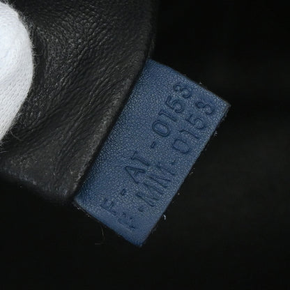 Celine Blue Leather Micro Luggage Tote Bag