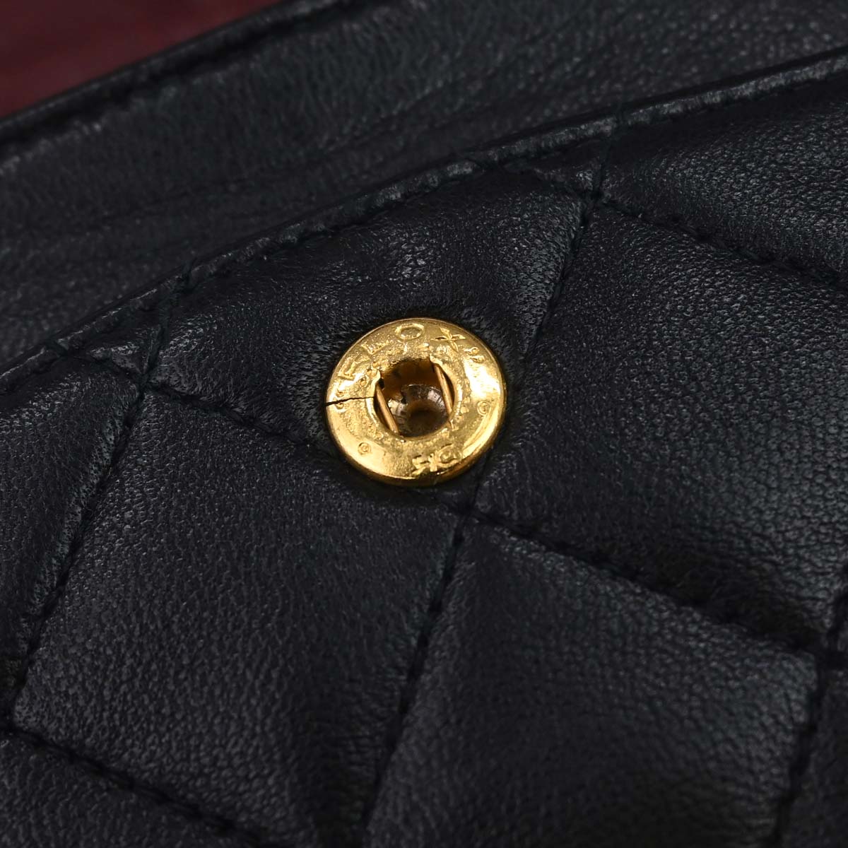 Chanel 1991-1994 Black Lambskin Small Classic Double Flap Shoulder Bag