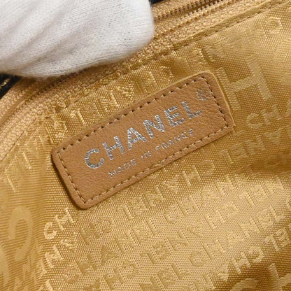 Chanel Black Lambskin Wild Stitch Accordion Flap Bag Shoulder Bag