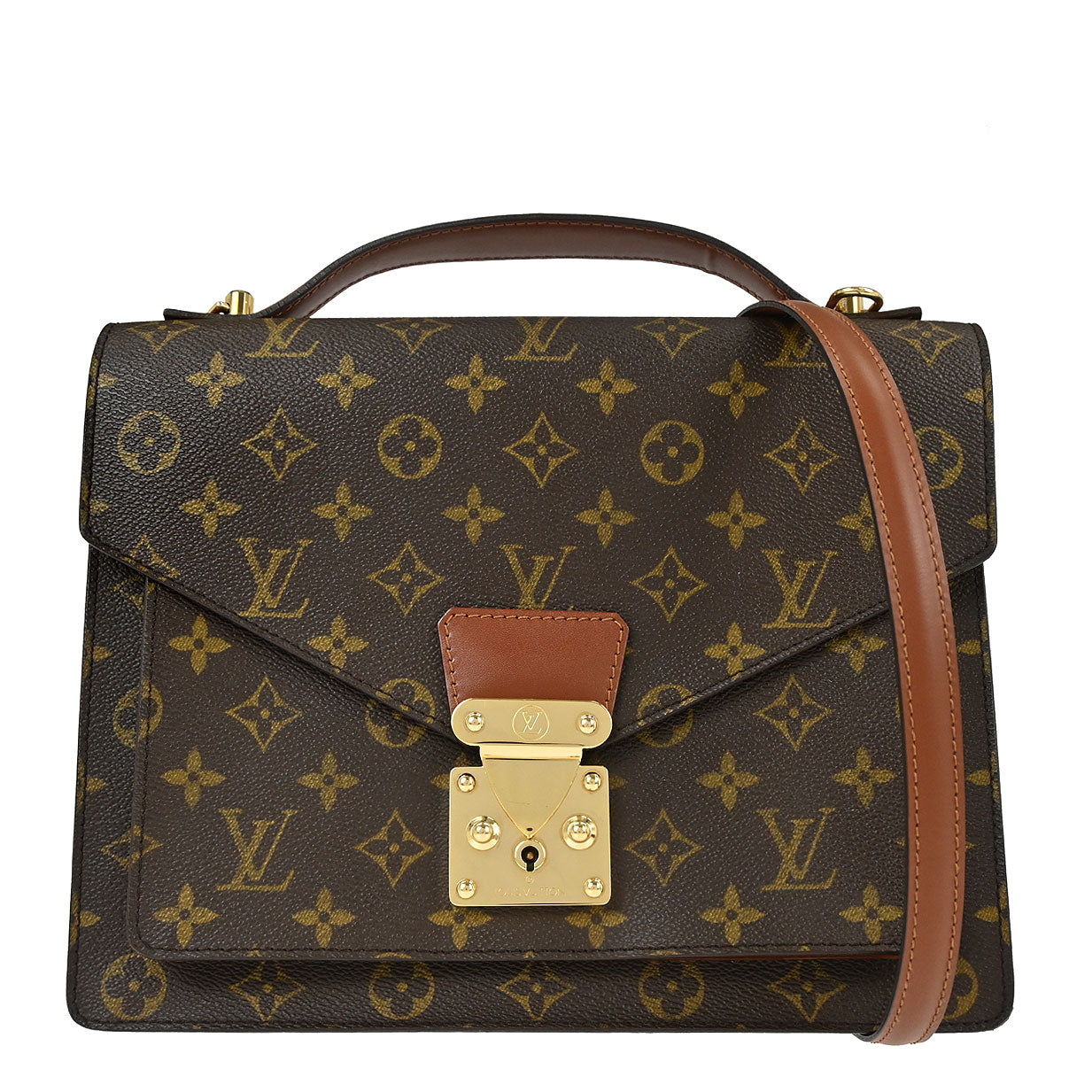 Louis Vuitton Monogram Monceau 28 Business 2way Shoulder Handbag M51185