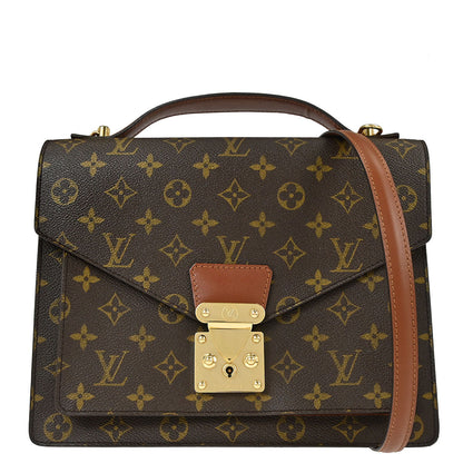 Louis Vuitton Monogram Monceau 28 Business 2way Shoulder Handbag M51185
