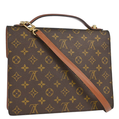 Louis Vuitton Monogram Monceau 28 Business 2way Shoulder Handbag M51185