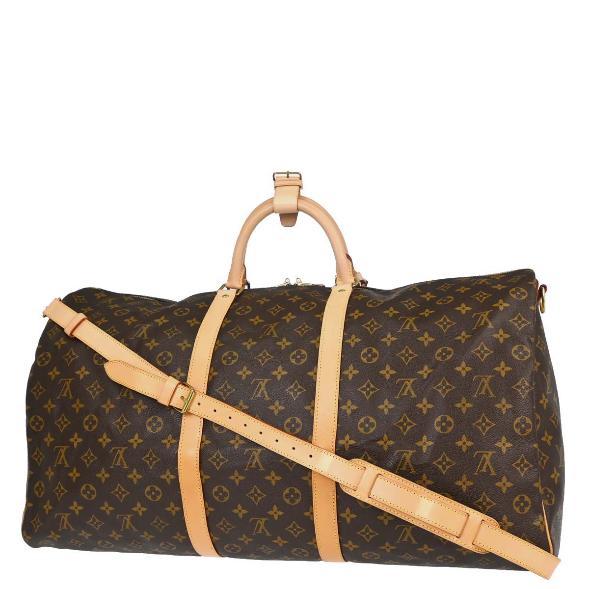 Louis Vuitton Monogram Keepall Bandouliere 60 Duffle Bag M41412