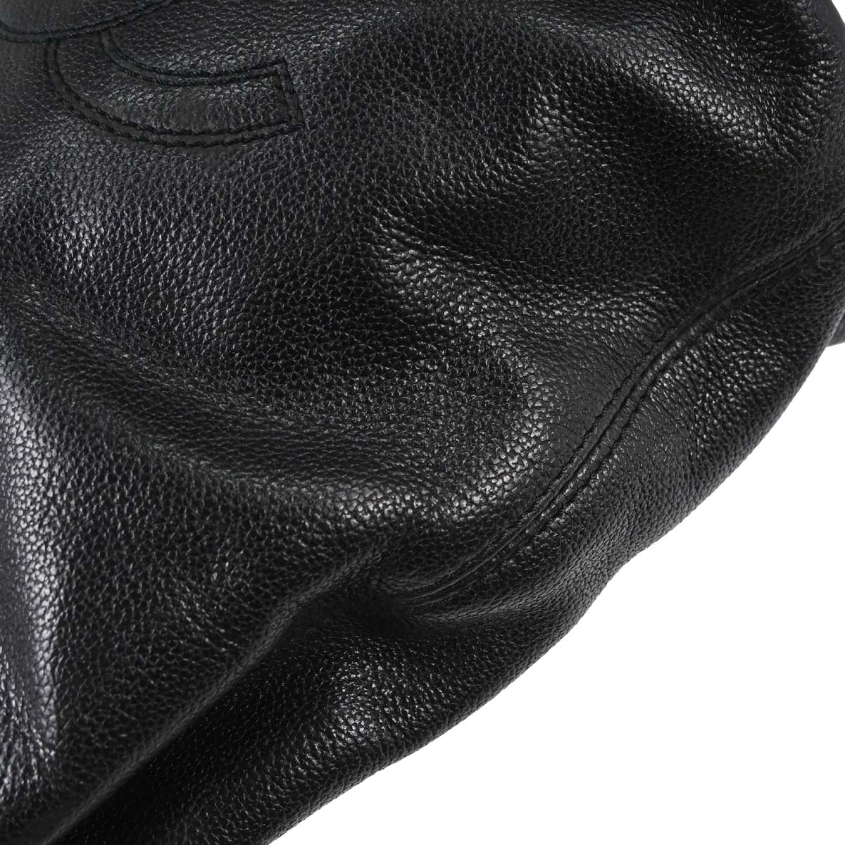 Chanel 1997-1999 Black Calfskin Faux Tortoiseshell Tote Handbag