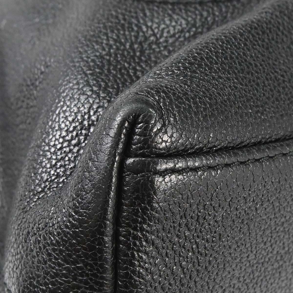 Chanel 1997-1999 Black Calfskin Faux Tortoiseshell Tote Handbag
