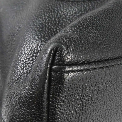 Chanel 1997-1999 Black Calfskin Faux Tortoiseshell Tote Handbag
