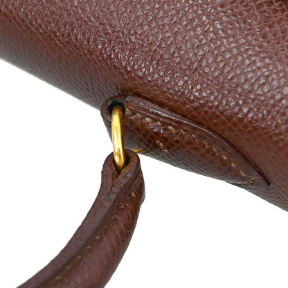 Hermes Havane Courchevel Mini Kelly 20 Sellier 2way Shoulder Handbag