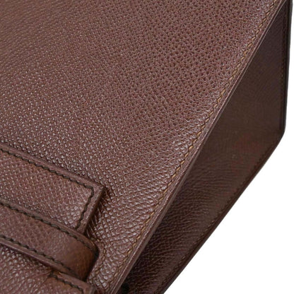 Hermes Havane Courchevel Mini Kelly 20 Sellier 2way Shoulder Handbag