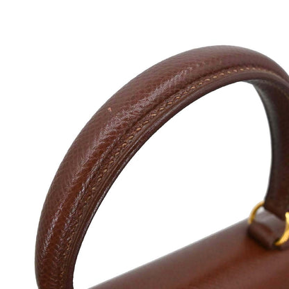 Hermes Havane Courchevel Mini Kelly 20 Sellier 2way Shoulder Handbag