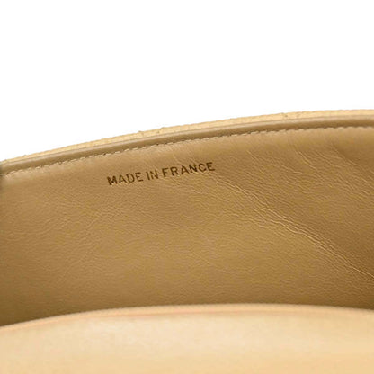 Chanel 1994-1996 Beige Caviar Skin Small Diana Shoulder Bag