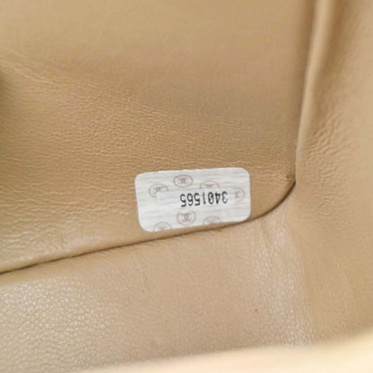Chanel 1994-1996 Beige Caviar Skin Small Diana Shoulder Bag