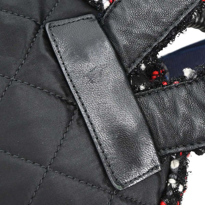 Chanel Black Tweed Nylon Backpack