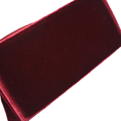 Chanel 1997-1999 Bordeaux Velvet Handbag