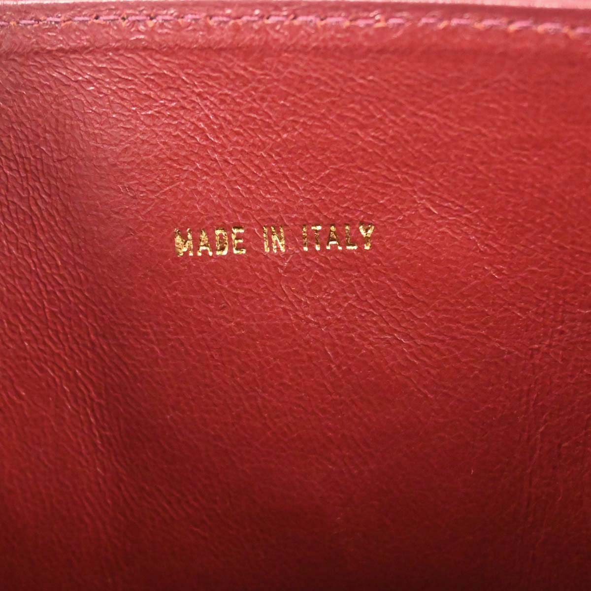 Chanel Red Lambskin Twist Handle Handbag