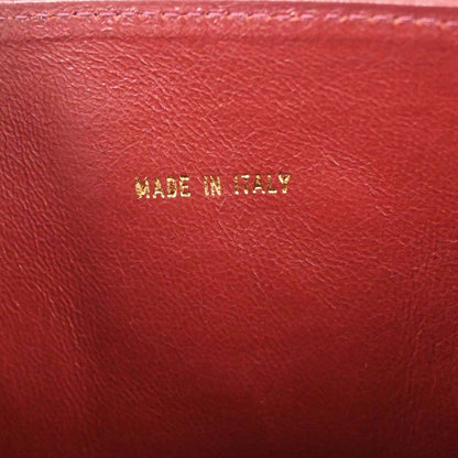 Chanel Red Lambskin Twist Handle Handbag
