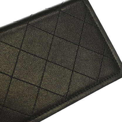 Chanel 1991-1994 Black Lambskin Chain Wallet
