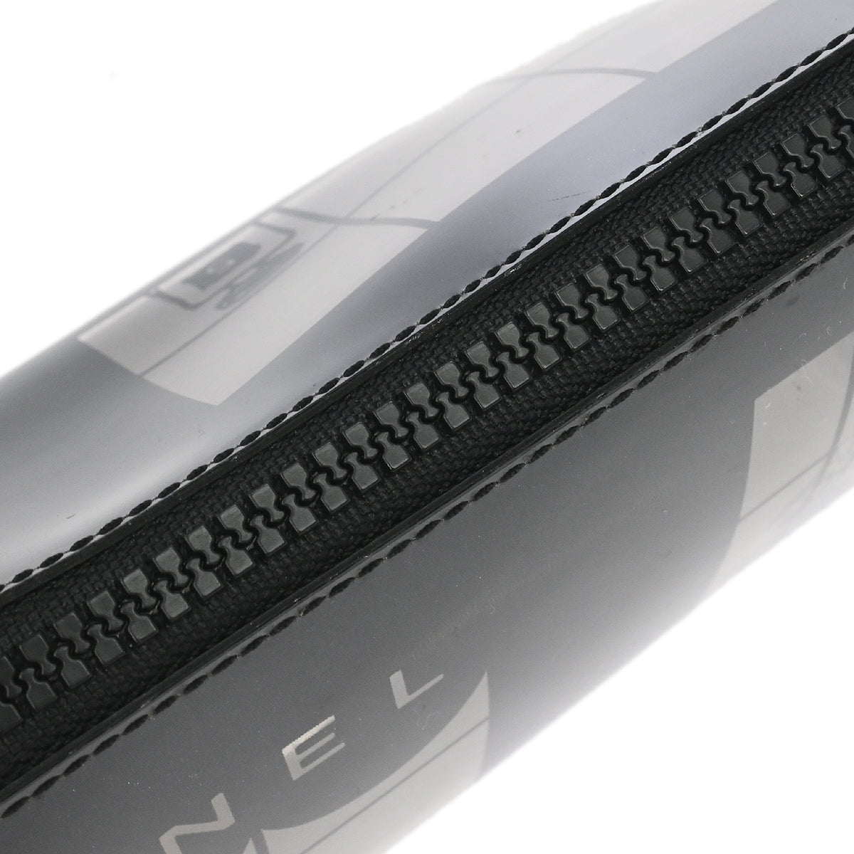 Chanel Black PVC Mademoiselle Window Pouch