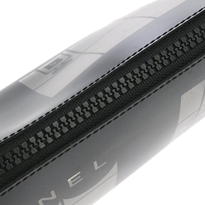 Chanel Black PVC Mademoiselle Window Pouch