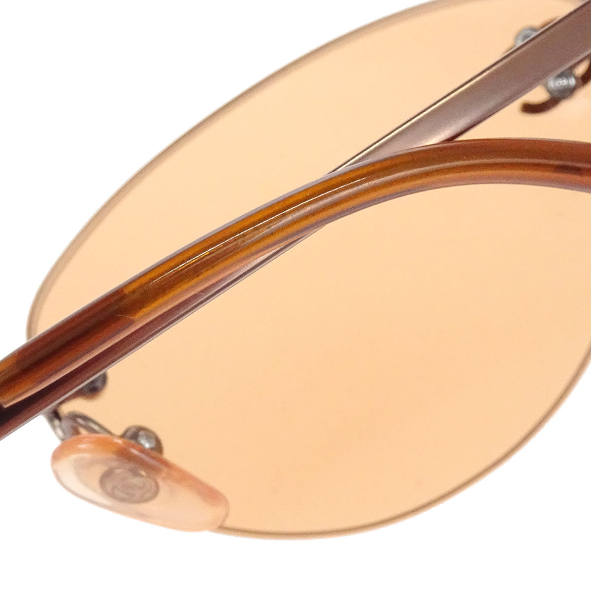Chanel Sunglasses Eyewear Orange 53□19 130 Small Good