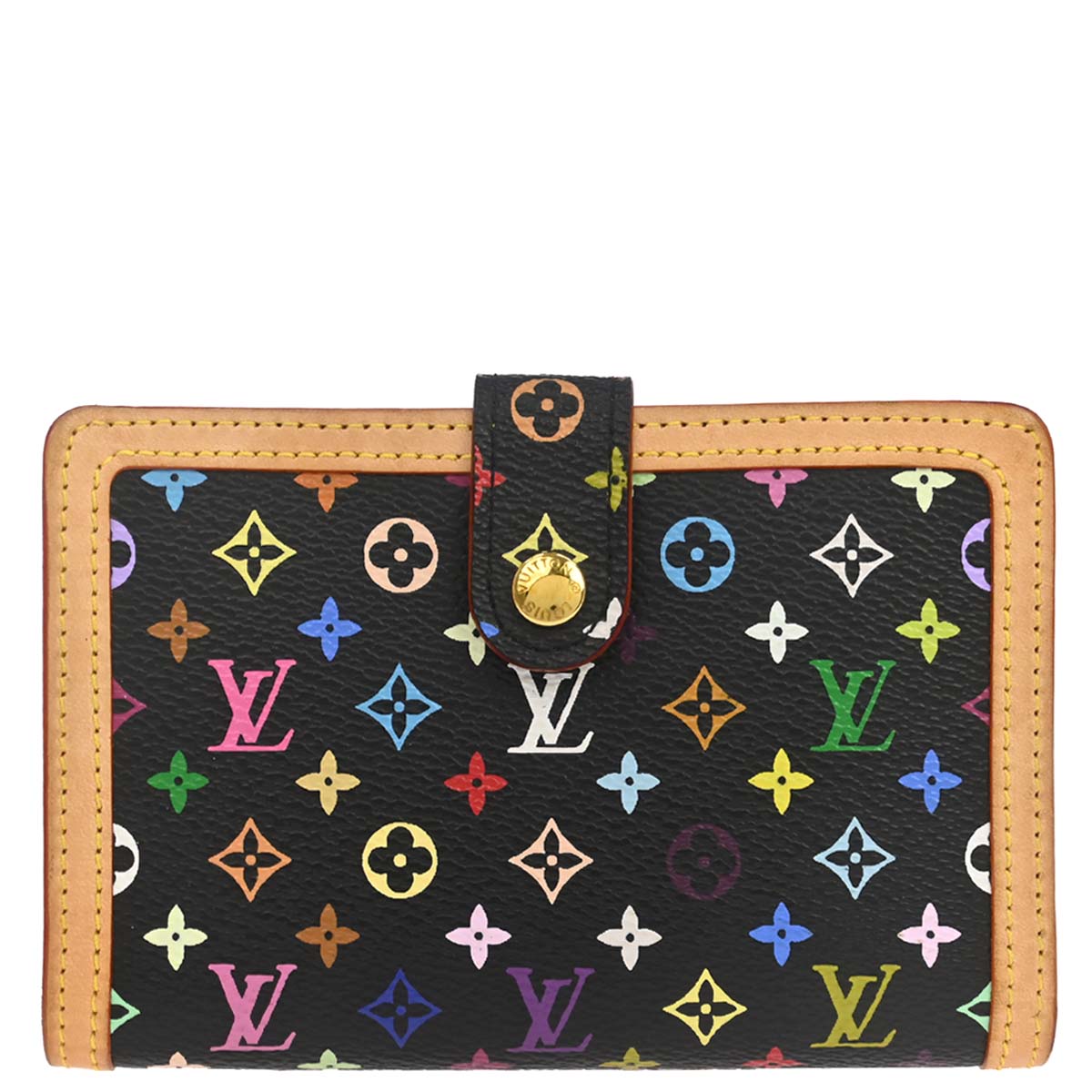 Louis Vuitton Black Multicolor Portefeuille Viennois Wallet M92988