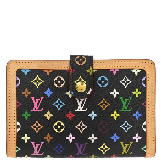 Louis Vuitton Black Multicolor Portefeuille Viennois Wallet M92988