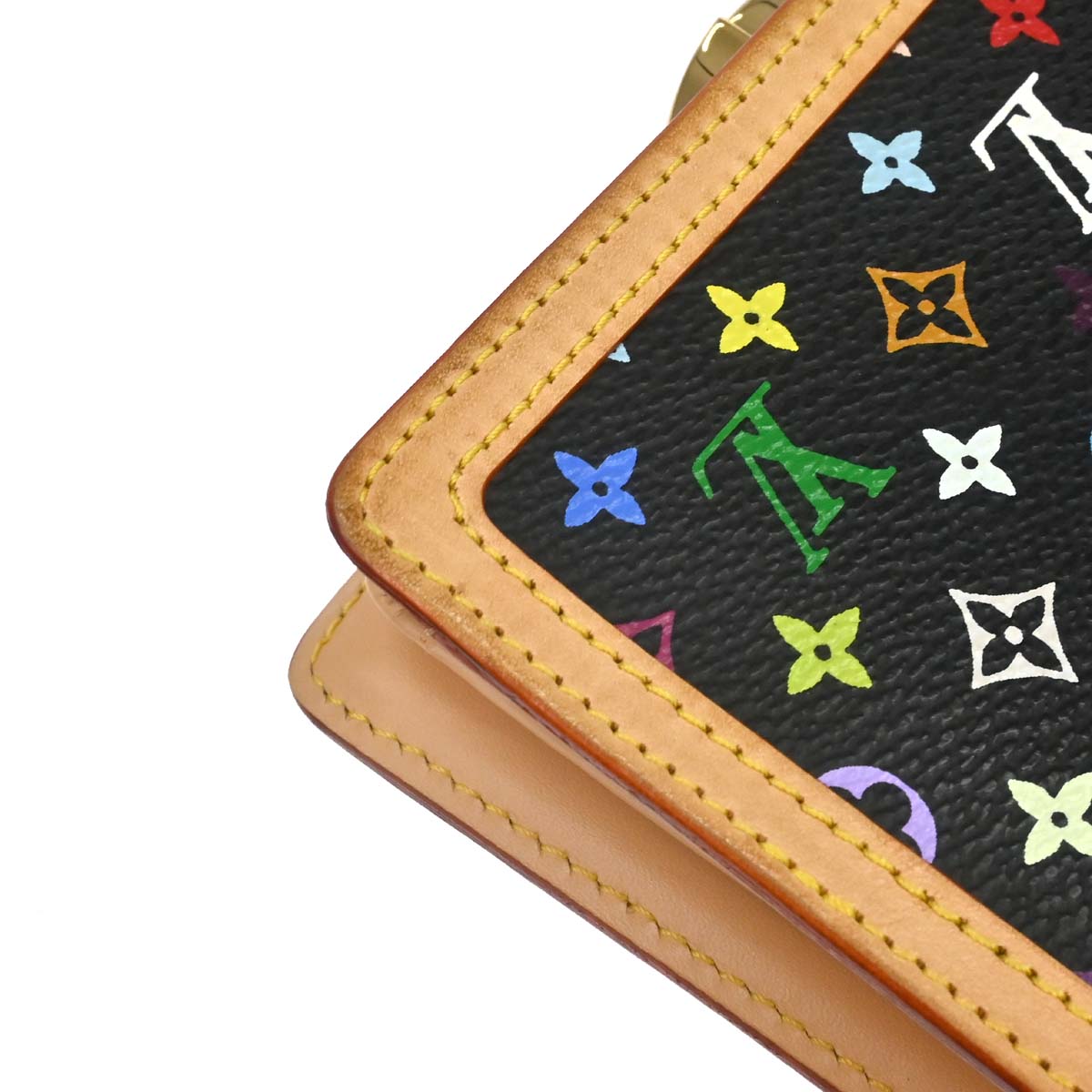 Louis Vuitton Black Multicolor Portefeuille Viennois Wallet M92988