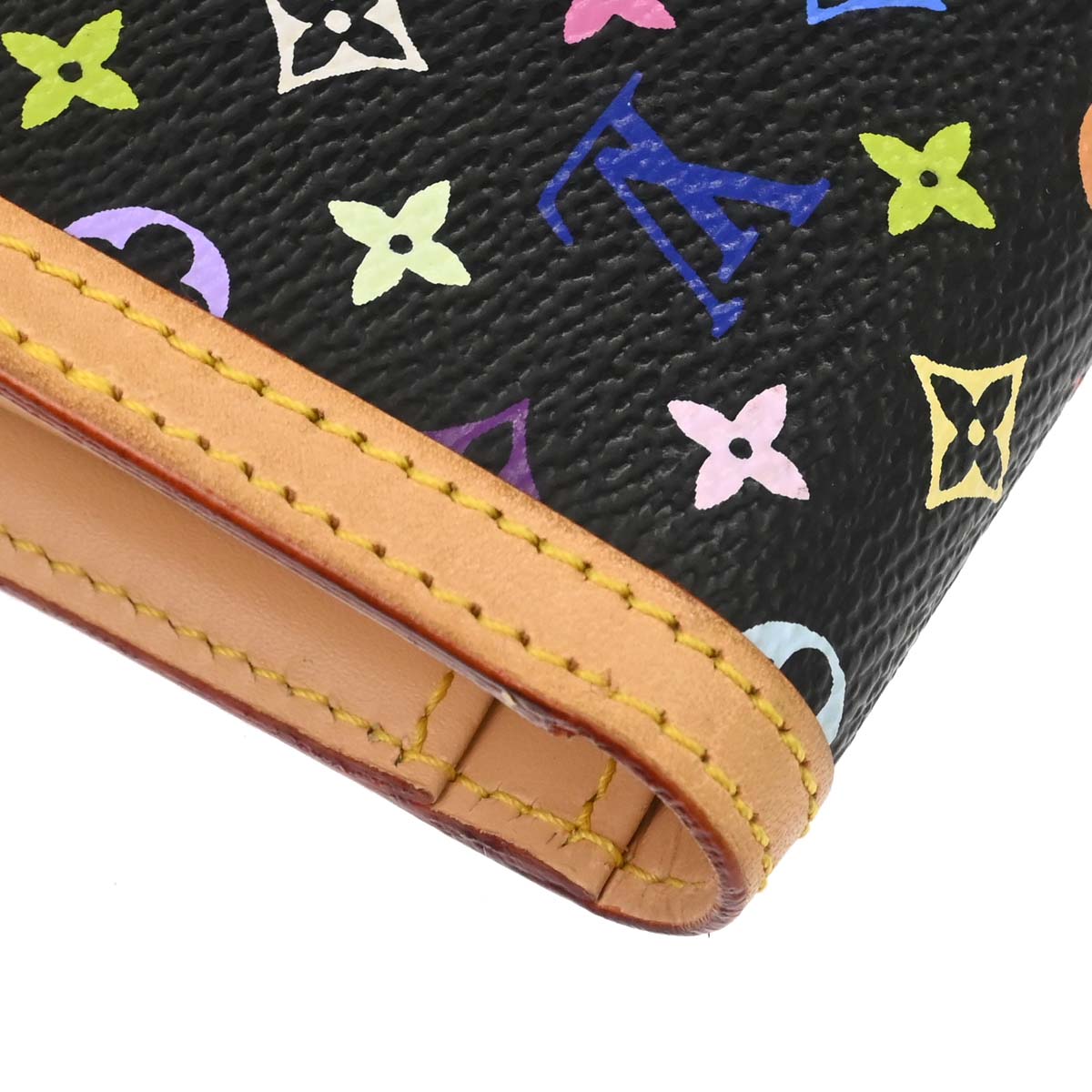 Louis Vuitton Black Multicolor Portefeuille Viennois Wallet M92988