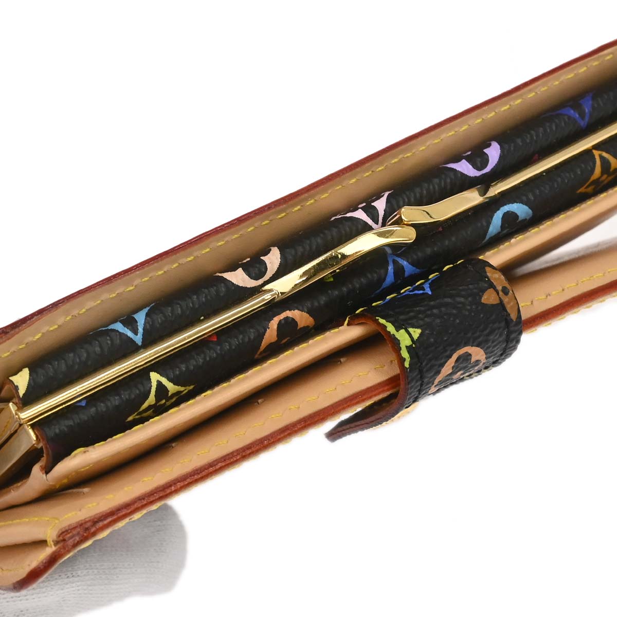 Louis Vuitton Black Multicolor Portefeuille Viennois Wallet M92988