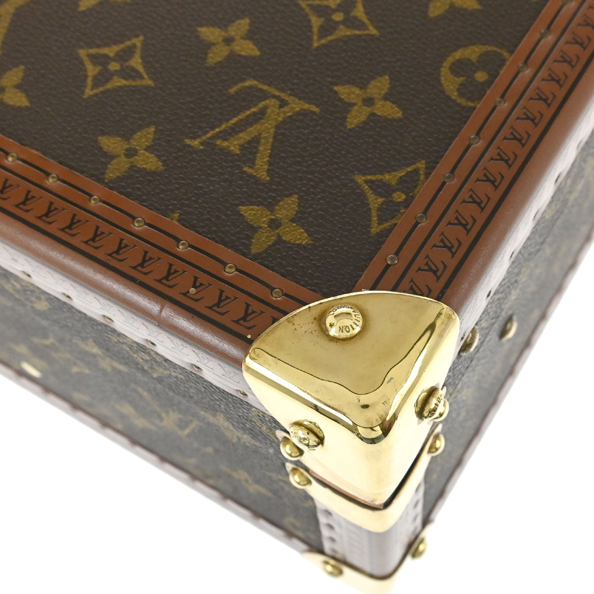 Louis Vuitton Monogram Cotteville 45 Trunk Luggage Suitcase M21423