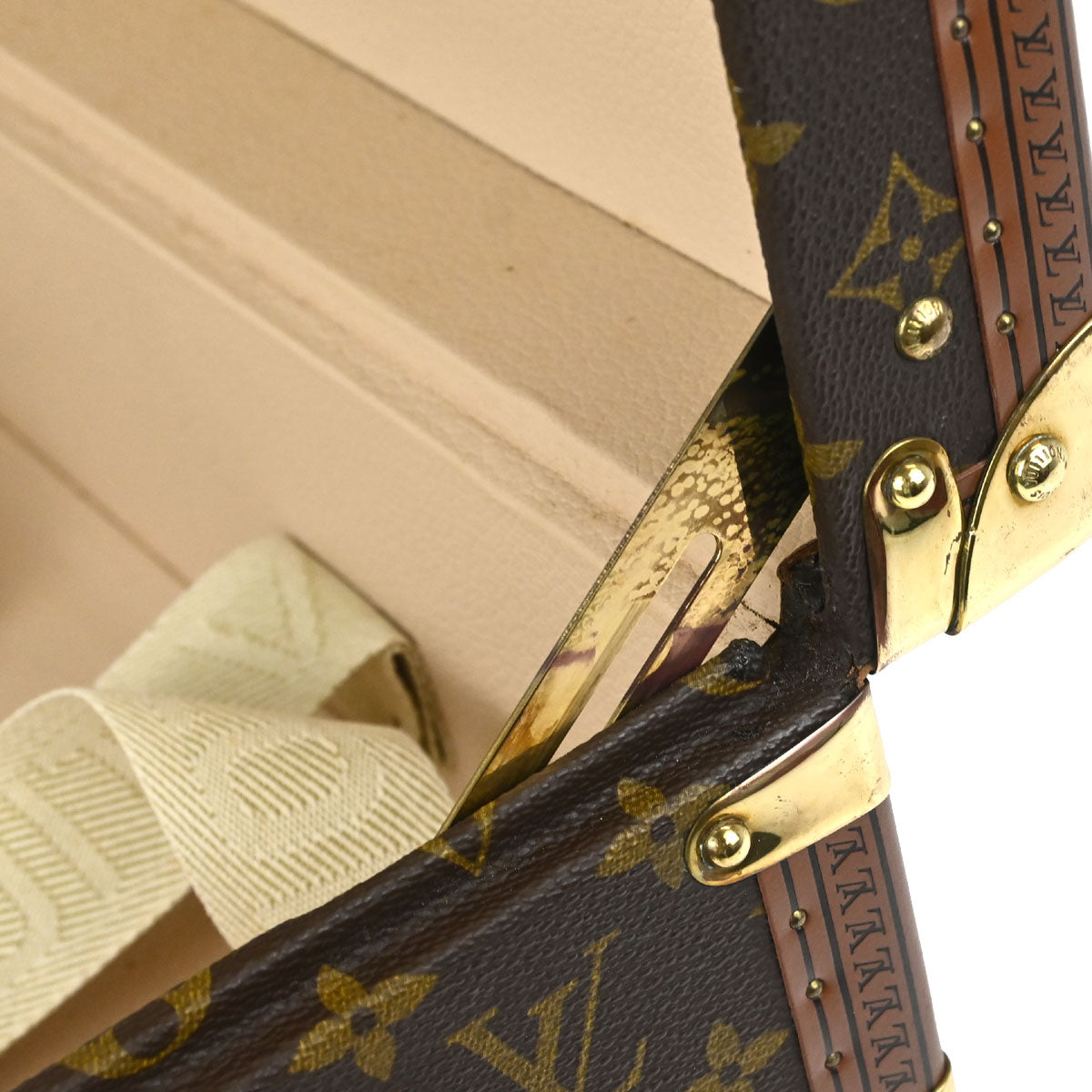 Louis Vuitton Monogram Cotteville 45 Trunk Luggage Suitcase M21423