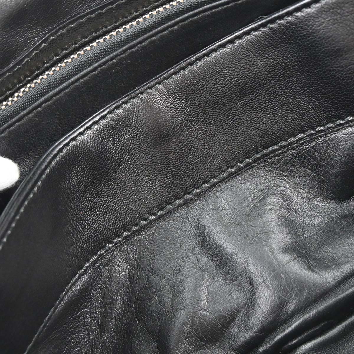 Christian Dior Black Lambskin Rendezvous Cannage Shoulder Bag