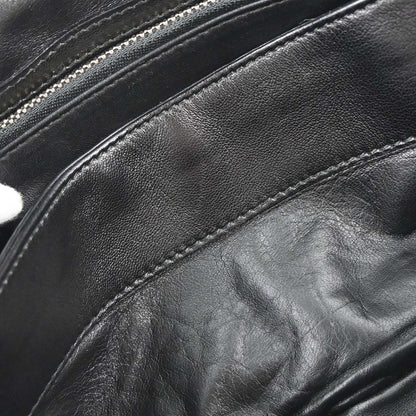 Christian Dior Black Lambskin Rendezvous Cannage Shoulder Bag