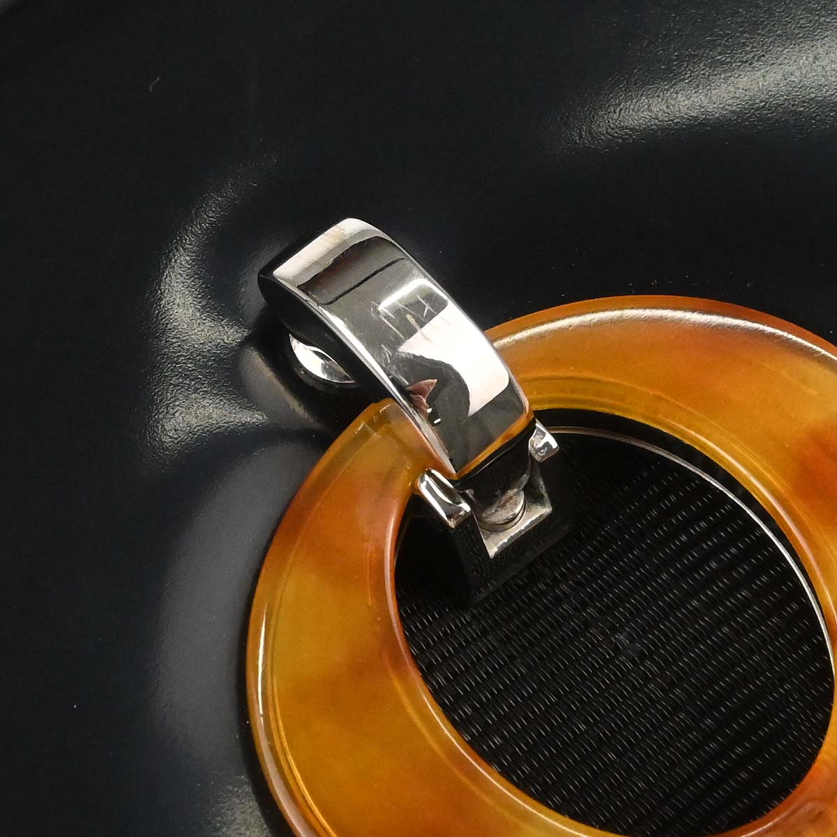Christian Dior Black Canvas Handbag