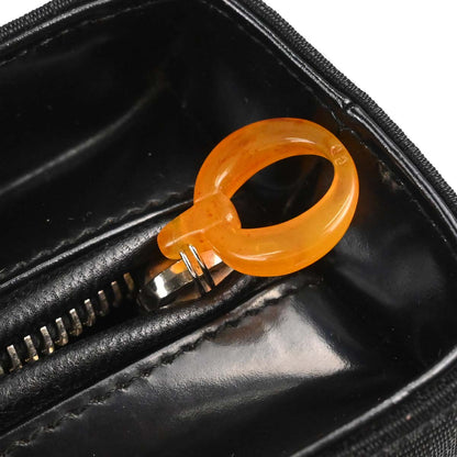 Christian Dior Black Canvas Handbag